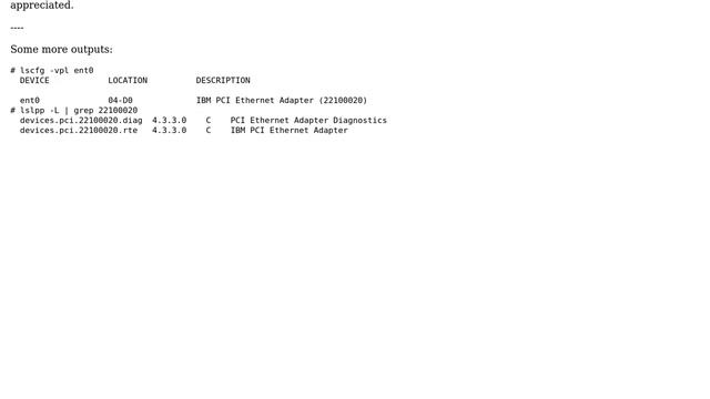 Unix & Linux: How to troubleshoot a network adapter on an AIX 4.3.3 machine? смотреть онлайн