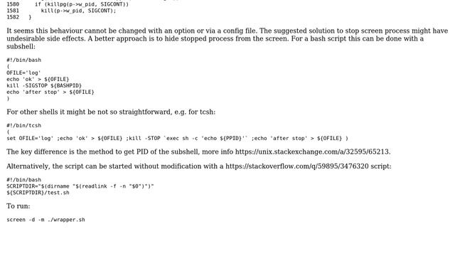 Unix & Linux: Why doesn't SIGSTOP work inside screen session? (2 Solutions!!) смотреть онлайн