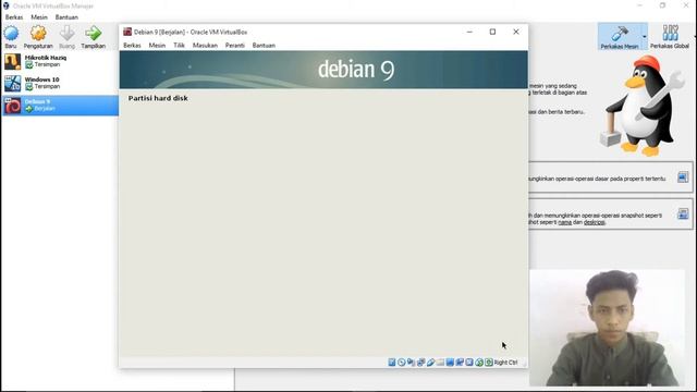 Tutorial Linux - Cara Instalasi Debian 9 Menggunakan VirtualBox смотреть онлайн