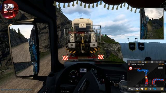 Euro Truck Simulator 2 | ets2 | Promods Death Road (steering Wheel Gameplay) смотреть онлайн