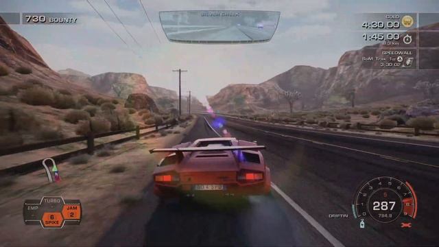 NFS Hot Pursuit Remastered - Cannonball - Lamborghini Countach 5000 Quattrovalvole - 3:29.79 смотреть онлайн