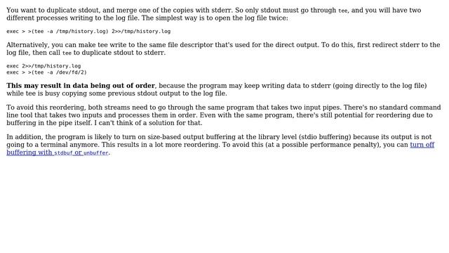 Unix & Linux: Redirect script stderr & stdout to a file, but keep stdout to tty as well? смотреть онлайн