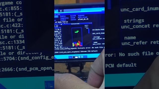 handmade pocket laptop running kali linux virtual os with vnc server . смотреть онлайн