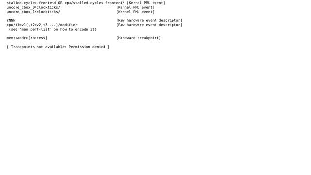 Unix & Linux: What are Kernel PMU event-s in perf_events list? смотреть онлайн
