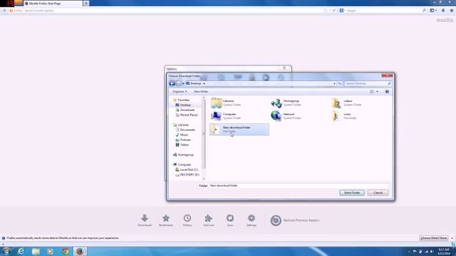 How to change the download location windows 7 with mozilla firefox смотреть онлайн