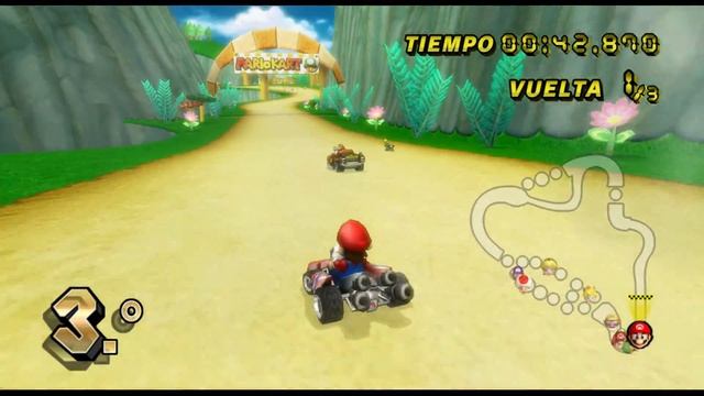 Mario Kart Wii (Wii) (1|8) / Cup 1: Mushroom Cup [16:9/FHD@60] смотреть онлайн