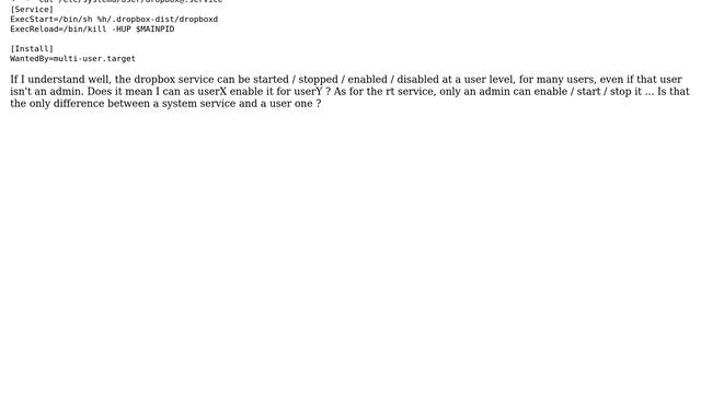 What is the difference between systemd's user and system services? смотреть онлайн