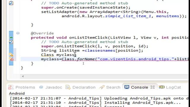 Android Tips 17 Let's make the Menu active onListitemclick смотреть онлайн