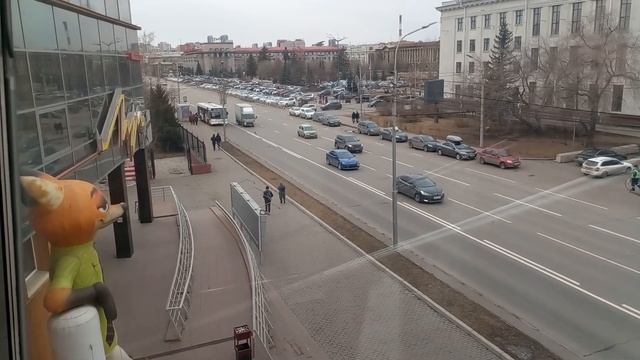 Дорога центр города,вид из окна смотреть онлайн