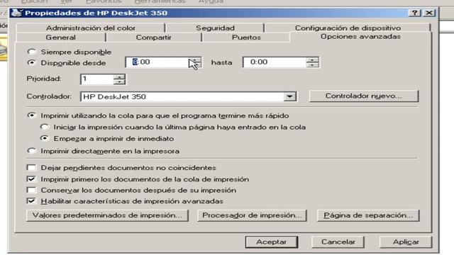 Windows Server 2003 - Asignar horario de impresión смотреть онлайн