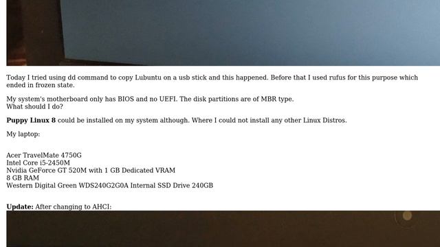 How to install Lubuntu 19.10 on an only-BIOS system? смотреть онлайн