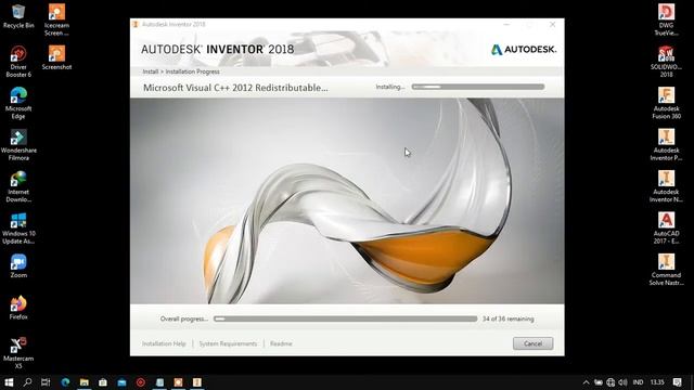 Cara Menginstal Autodesk Inventor (part4) смотреть онлайн