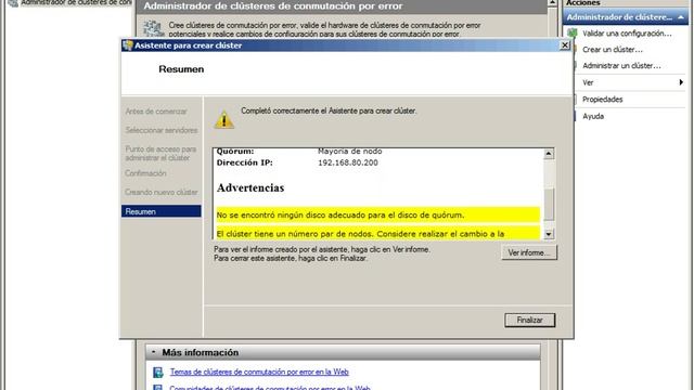 2/5 Failover Cluster DFS, Windows Server 2008 R2. Cluster de conmutación por error смотреть онлайн