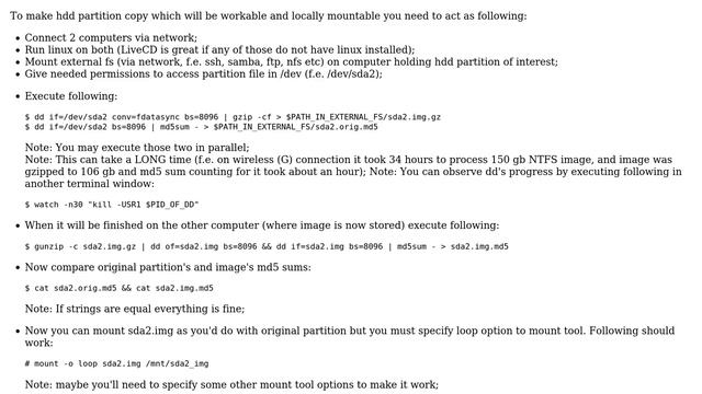 Make disk image with real-time compression over network on Linux смотреть онлайн