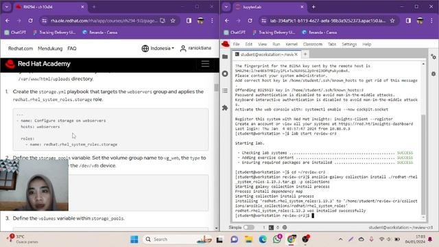 Lab Managing Linux Hosts And Using System Roles смотреть онлайн