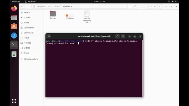 change Ubuntu logo in login screen смотреть онлайн