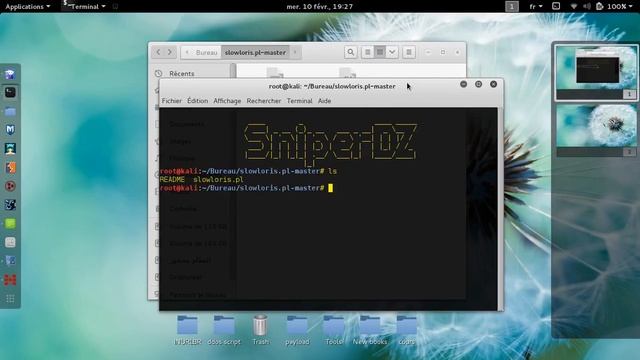 Run the script slowloris in Kali 2.0 смотреть онлайн