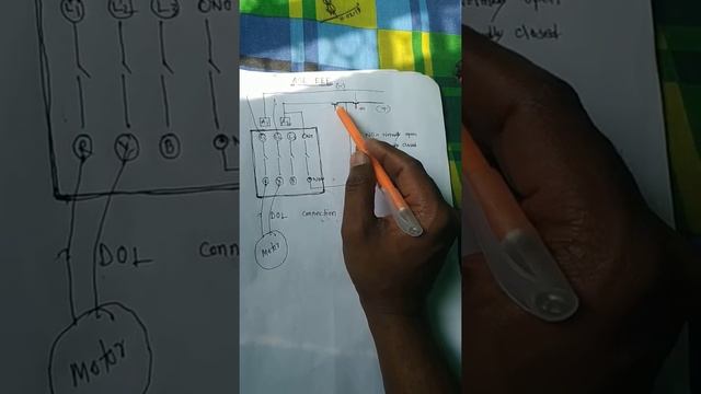 DOL connection for motor. смотреть онлайн