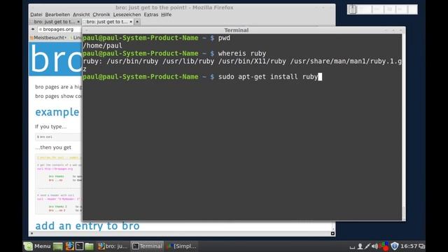 Linux - Bropages liefern Beispiele zu Terminalbefehlen смотреть онлайн