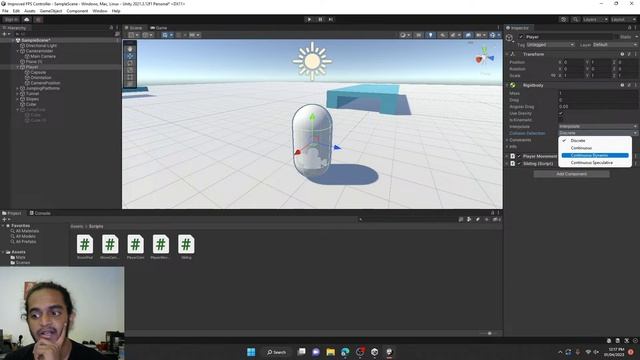The Unity Session 4: Improving a General Purpose 3D FPS Controller смотреть онлайн