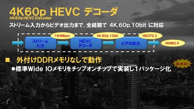 HEVC 再生用システムLSI ProXStream EX смотреть онлайн