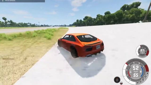 Driving around race track in Italy BeamNG.Drive смотреть онлайн