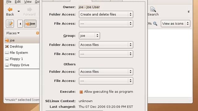Ubuntu Linux Tutorials Chapter5.Nautilus File Manager Part7 смотреть онлайн