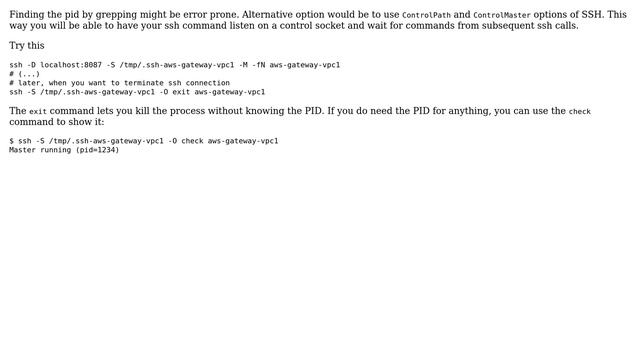 Unix & Linux: Getting a pid for an ssh process that backgrounded itself (2 Solutions!!) смотреть онлайн