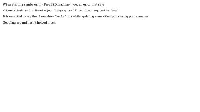 DevOps & SysAdmins: Fix missing library on FreeBSD (2 Solutions!!) смотреть онлайн