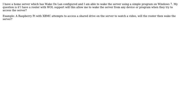 Wake On LAN (WOL) through router? смотреть онлайн