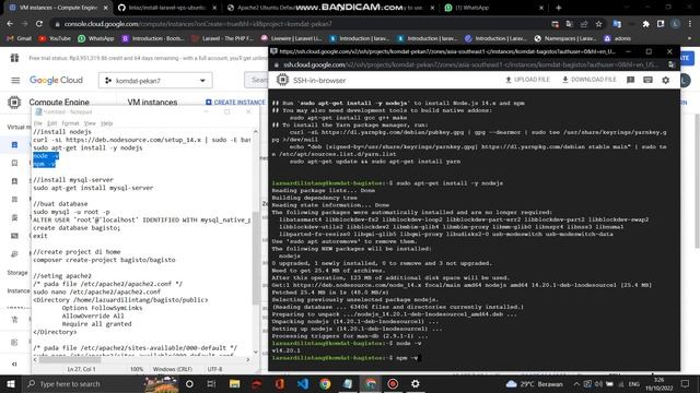 install laravel in ubuntu gcloud смотреть онлайн