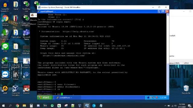 Konfigurasi Linux Ubuntu remote client смотреть онлайн