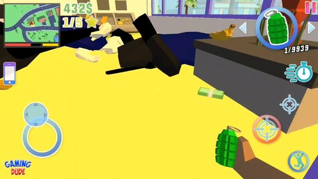 Dude Theft Wars: Open World Sandbox Update - New GIANT CITIZENS | Android Gameplay FHD смотреть онлайн