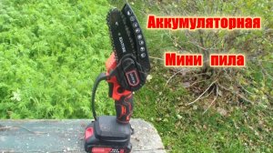 Аккумуляторная цепная пила Обзор и тест