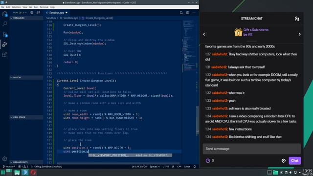 Chat With Bladez ! : Building programs in C part 4 смотреть онлайн