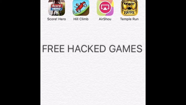 How to get hacked games on iOS 10 (600+) смотреть онлайн
