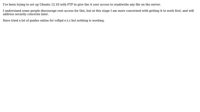 DevOps & SysAdmins: Set up Ubuntu FTP with root access to whole server (2 Solutions!!) смотреть онлайн