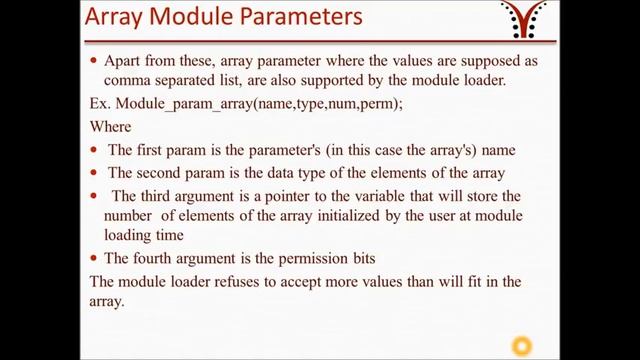 Linux Device Drivers Module Parameters and Array Module Parameters смотреть онлайн