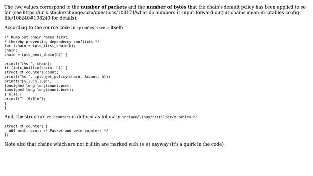 Unix & Linux: What do numbers in INPUT,FORWARD,OUTPUT chains mean in iptables config file? смотреть онлайн