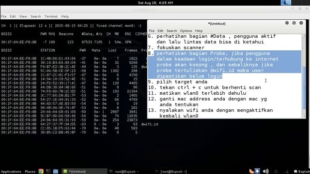 Cara Bypass halaman login @wifi id 2015 dengan Kali Linux смотреть онлайн