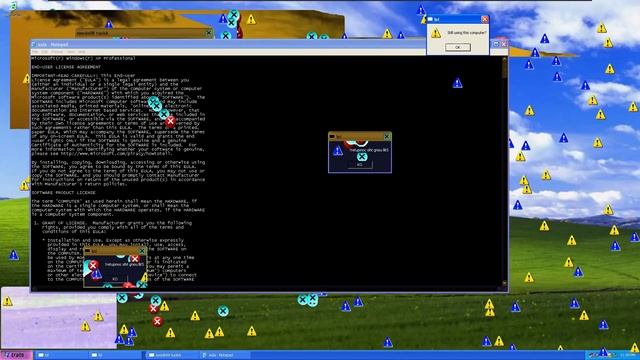 Destroying Windows XP with MEMZ! смотреть онлайн