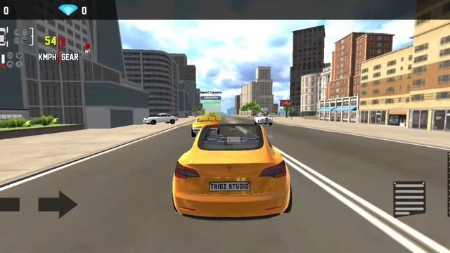 Electric Car Simulator 2021: City Driving Model X - Tesla Driving Simulator Android Gameplay смотреть онлайн