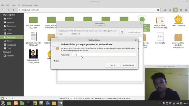 Tutorial Menginstal WPS OFFICE di linux Mint смотреть онлайн