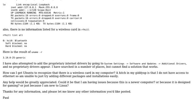 Ubuntu: Intel 8260 does not work in Ubuntu 14.04.3 смотреть онлайн