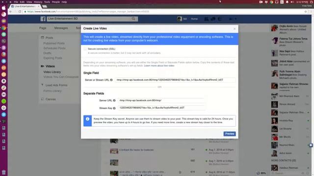 How to facebook live steam on ubuntu _ Install Open Broadcaster Software Linux _ Learning Center.mp смотреть онлайн