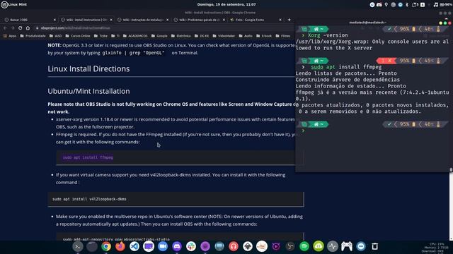 COMO INSTALAR O OBS STUDIO NO LINUX смотреть онлайн