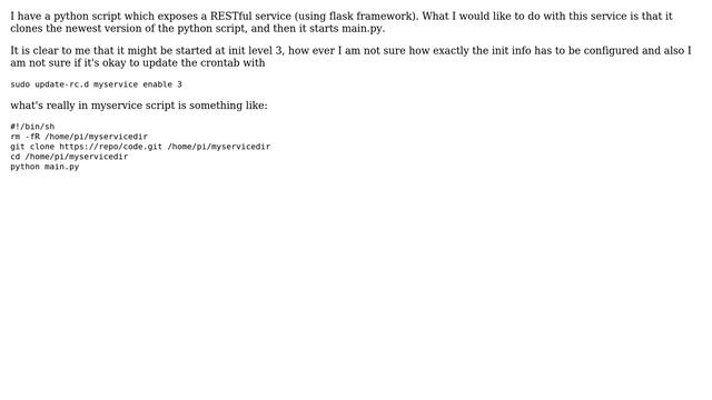 init.d how to start a service in init.d when networking fully works? смотреть онлайн