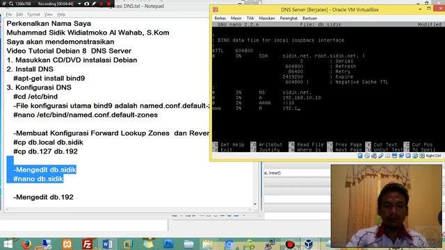 Konfigurasi DNS Server Debian 8 смотреть онлайн