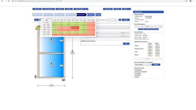 Window & Door Design Tool - Price Table Limits смотреть онлайн