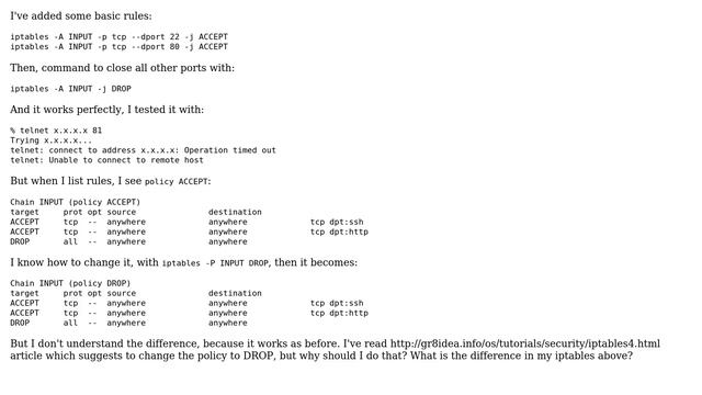 How do iptables policies work? смотреть онлайн